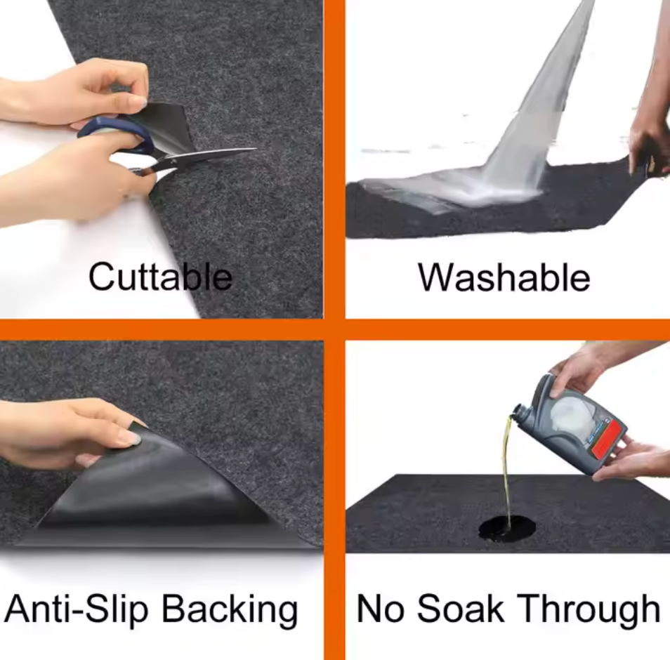 GarageGuard Containment Mat – Protects Against Snow, Water & Oil (Canada)